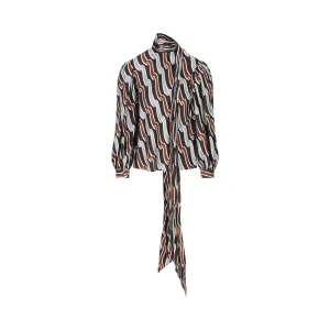 GUCCI Camicia In Twill Di Seta